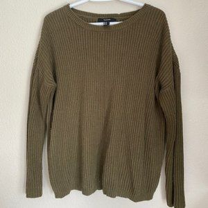 A Green Knit Sweater